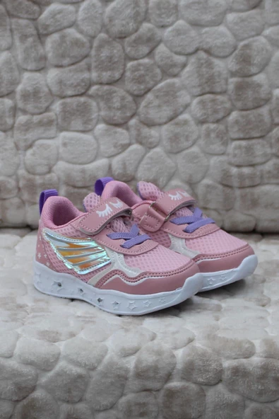 Fort 058 Anatomik Rahat Işıklı Kız Çocuk Ayakkabı - Resim 5