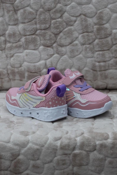 Fort 058 Anatomik Rahat Işıklı Kız Çocuk Ayakkabı - Resim 7
