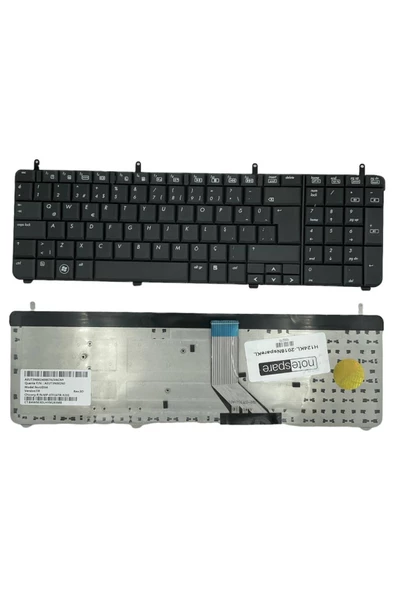 Hp ile Uyumlu Pavilion DV7-3157CA, DV7-3160, DV7-3160US, DV7-3162NR Notebook Klavye Siyah TR