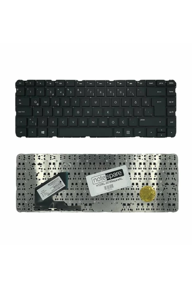 Hp ile Uyumlu Pavilion 14-b101et, 14-b101st, 14-b115et, 14-b115st Notebook Klavye Siyah TR