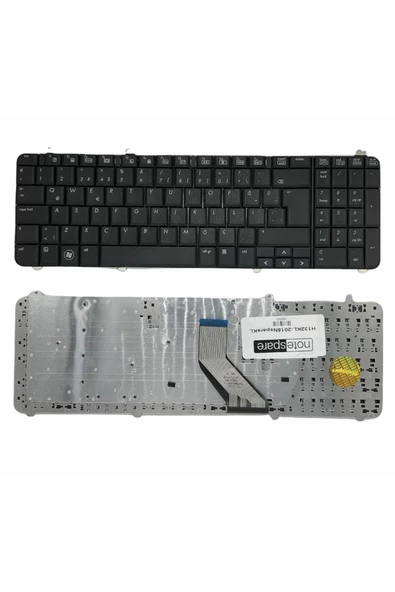 Hp ile Uyumlu Pavilion DV6-2165ET, DV6-2170ET, DV6-2175ET, DV6-2190ET Notebook Klavye Siyah TR