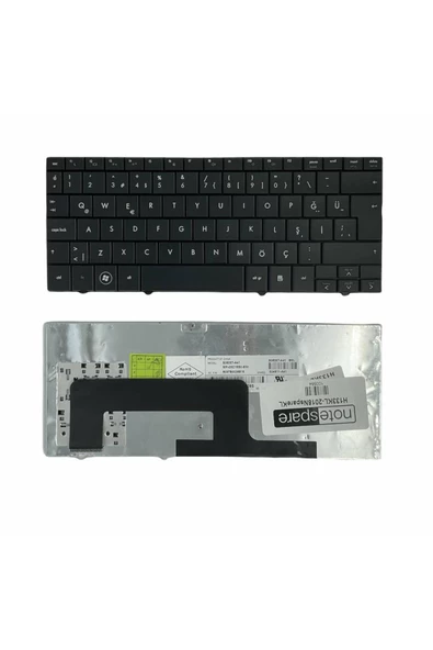 Hp ile Uyumlu Mini 110-1000, 110-1100, 110-1101, 110-1200 Notebook Klavye Siyah TR