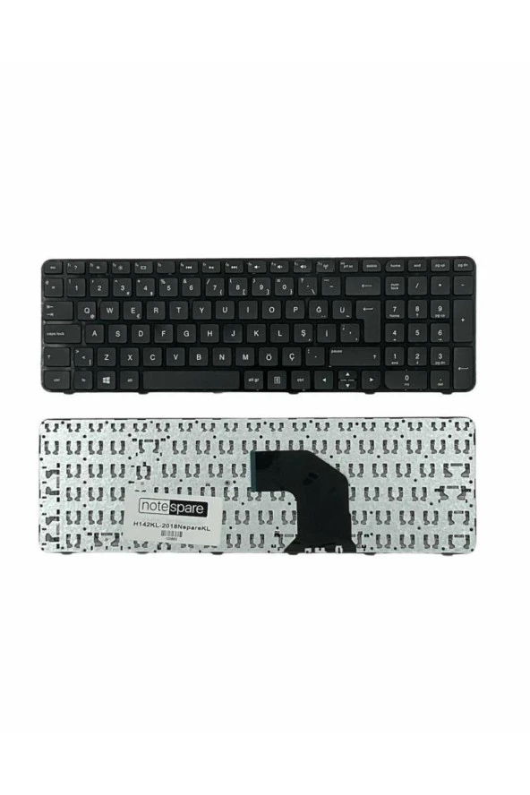 Hp ile Uyumlu Pavilion G6-2001Et (B1K87Ea), G6-2001St (B3X51Ea) Notebook Klavye Siyah TR