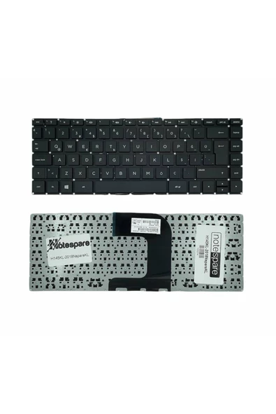 Hp ile Uyumlu 14-am109nt, 14-am110nt, 14-am111nt, 14-am112nt Notebook Klavye Siyah TR