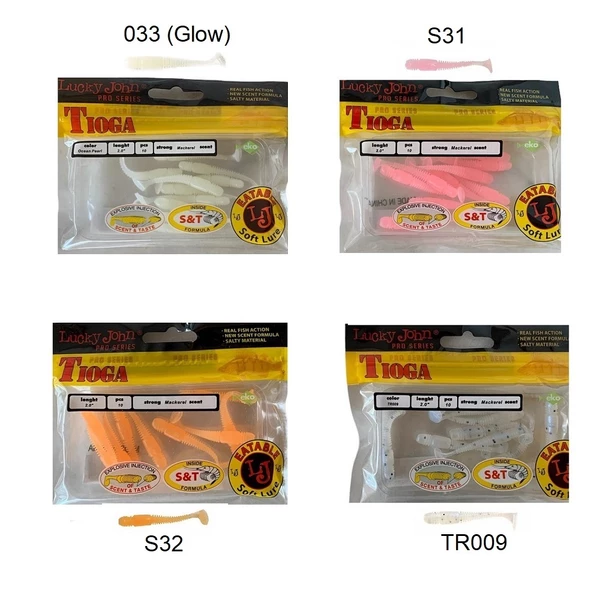 Lucky John Tioga 2'' (5.08 cm) 10Pcs LRF Silikon Yem ürün görseli 1