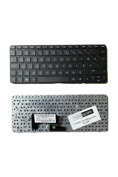 Hp ile Uyumlu CQ10-700ST, CQ10-800, CQ10-900 Notebook Klavye Siyah TR