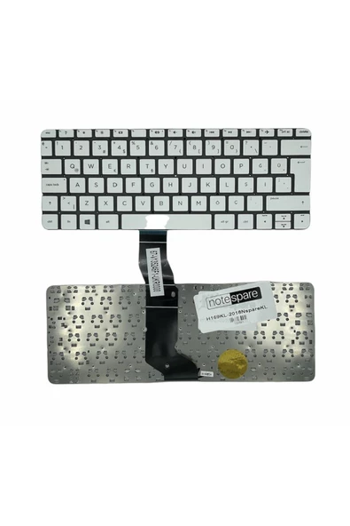 Hp ile Uyumlu Stream 11-D001NT(K6D29EA), 11-y000nt (Y3U88EA) Notebook Klavye Beyaz TR