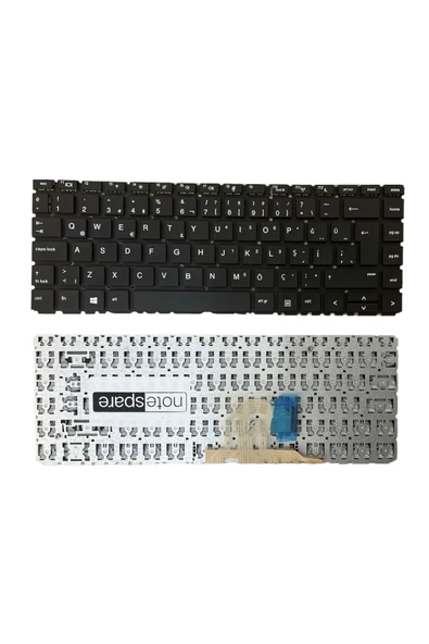 Hp ile Uyumlu ProBook HSN-Q15C, HSN-Q21, HSN-Q24C Klavye Siyah TR Büyük Enter Versiyon