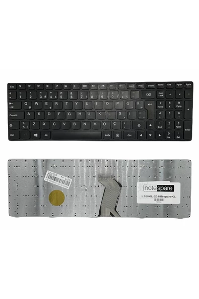 Lenovo ile Uyumlu G500-TUR, T4G9-TUR Notebook Klavye Siyah TR
