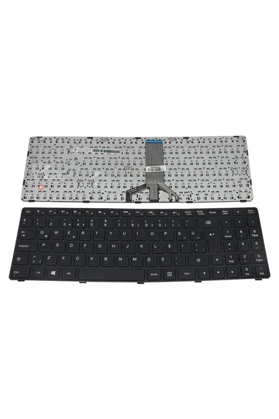 Lenovo ile Uyumlu Yoga B5050 Type 80S2 Notebook Klavye Siyah TR