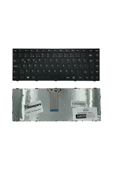 Lenovo ile Uyumlu Flex 2-14 20404, Flex 2-14 20432, Flex 2-14 80FJ Notebook Klavye Siyah TR