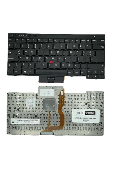 Lenovo ile Uyumlu ThinkPad T430 2345, T430 2347, T430 2349, T430 2350 Notebook Klavye Siyah TR - 1