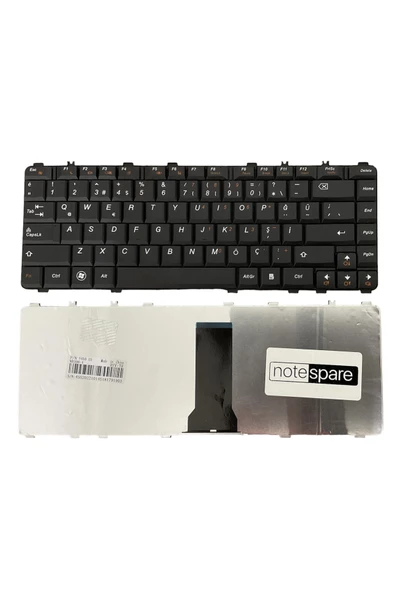 Lenovo ile Uyumlu Y550, Y550A, Y550P Notebook Klavye Siyah TR