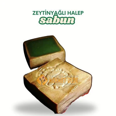 Tek Sabuncu Mehmet Dede 1. Sınıf Zeytinyağlı Halep Sabunu(180-200gr.Arası El Kesim)1 adet
