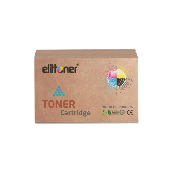 Elittoner 80C8SC0 - Lexmark CX310, CX410, CX510 Cyan (2K) - 2