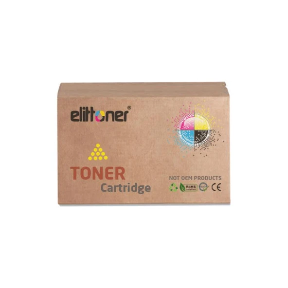 Elittoner 80C8SY0 - Lexmark CX310, CX410, CX510 Yellow (2K) - Resim 2