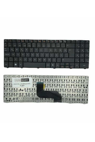 Packard Bell ile Uyumlu Easynote MT85, ST85, ST86, TJ65 Notebook Klavye Siyah TR