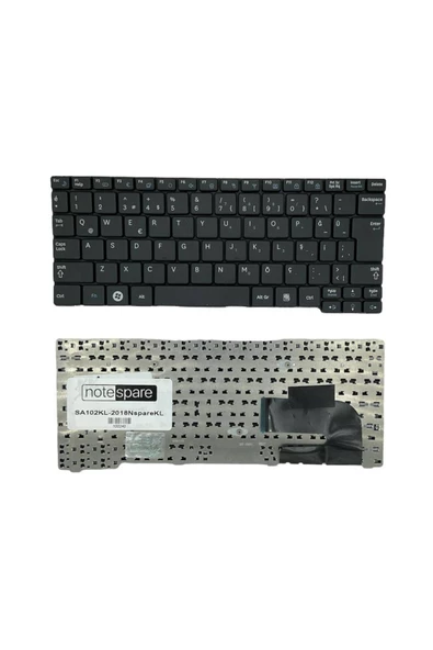 Samsung ile Uyumlu NP-N150-JP0NTR, NP-N150-JP0PTR, NP-N150-JP0QTR Notebook Klavye Siyah TR