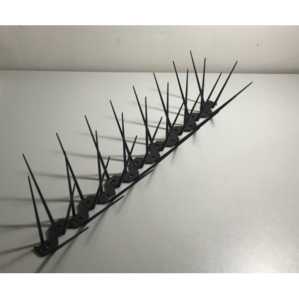 Kuş Kovucu Siyah Diken 50cm 1Adet   Polikarbonat Tel Kondurmaz Kırılmaz - 2