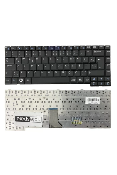 Samsung ile Uyumlu NP-R510Ebm/TR, NP-R510-Fa03TR, NP-R510-Fa04TR Notebook Klavye Siyah TR