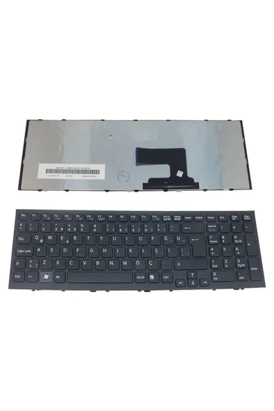 Sony ile Uyumlu Vaio VPCEH3P1E, VPCEH3P1R, VPCEH3Q1E, VPCEH3S1E Notebook Klavye Siyah TR