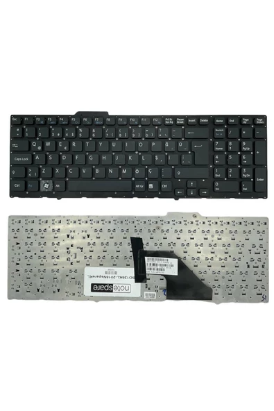 Sony ile Uyumlu Vaio VPCF12M0E, VPCF12M1E, VPCF12M1R, VPCF12S1E Notebook Klavye Siyah TR