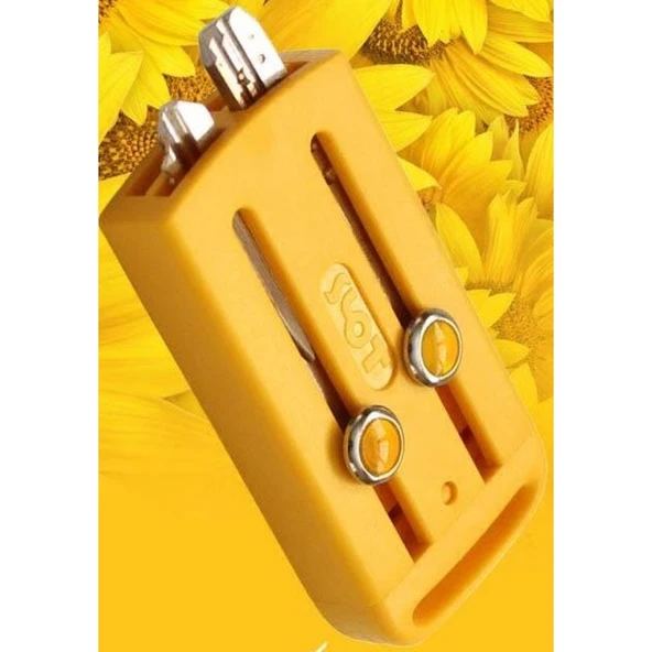 Slot Sarı Anahtarlık Anahtar Kabı 4 adet Boncuklu