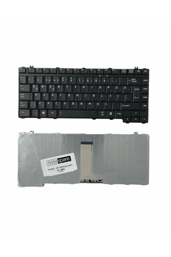 Toshiba ile Uyumlu NSK-TAD0T, NSK-TAE01, NSK-TAE0T, NSK-TAE1D Notebook Klavye Siyah TR