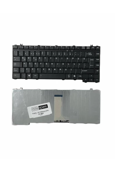 Toshiba ile Uyumlu P000506500, PK130180100, PK130180300 Notebook Klavye Siyah TR