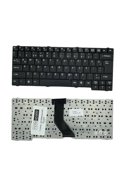 Toshiba ile Uyumlu Satellite L20-112, L20-118, L20-120, L20-121 Notebook Klavye Siyah TR