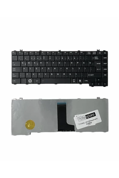 Toshiba ile Uyumlu V101446AS1, V114226CK1, V114246CS1 Notebook Klavye Siyah TR