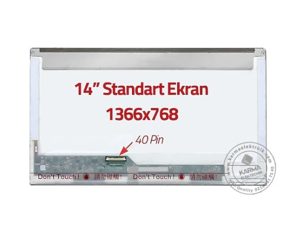 Lenovo ThinkPad L420 7826 Lcd Ekran Led Panel (14.0 40pin 1366*768)