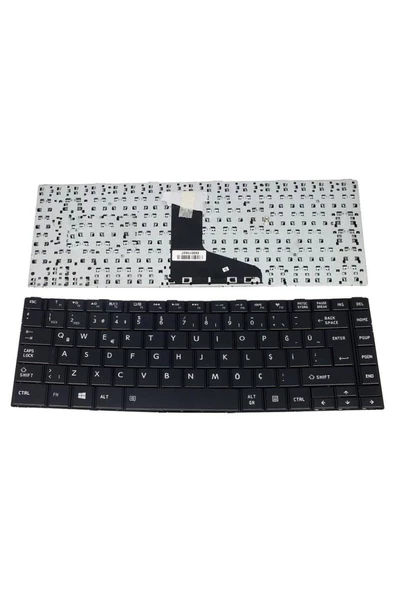 Toshiba ile Uyumlu Dynabook Satellite L40t-A-105 PSKH6E Notebook Klavye Siyah TR - 1