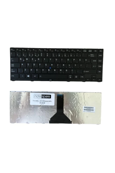 Toshiba ile Uyumlu Satellite R840-125, R840-12C, R840-12D, R840-13J Notebook Klavye Siyah TR