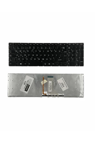 Toshiba ile Uyumlu Qosmio X70-A-L5S, X70-A-M3S, X70-B-102 Notebook Klavye Işıklı Siyah TR