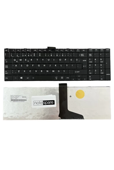 Toshiba ile Uyumlu NSK-TT0SU, NSK-TT0SV, NSK-TT1SU, NSK-TT4SU Klavye Çerçevesiz Siyah TR