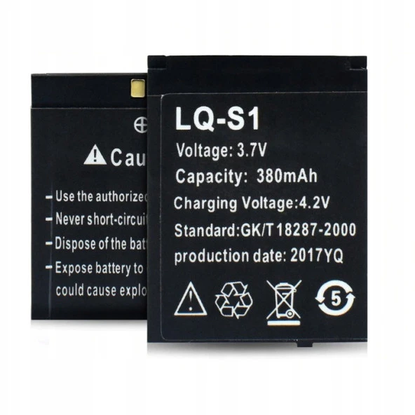 Day LQ-01 SCX-M9-CE Akıllı Saat Batarya - Pil 4.2 v 380mah ürün görseli 1