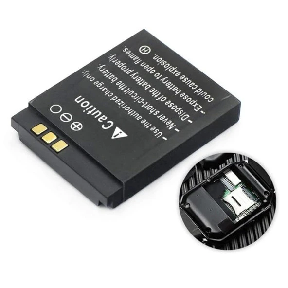 Day LQ-01 QW09 Akıllı Saat Batarya - Pil 4.2v 380mah Smart Watch ürün görseli 1