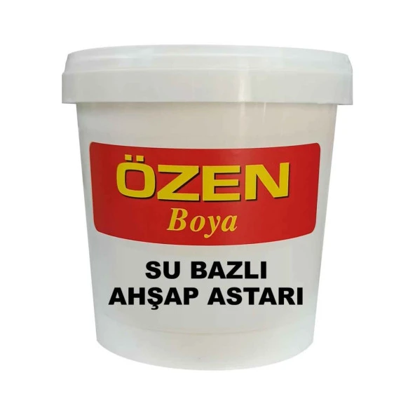 SU BAZLI AHŞAP BOYAMA ASTARI 1 KG-Boya Sarfiyatını Azaltır-Kokusuz-Yüzeyi Düzeltir-Solvent İçermez