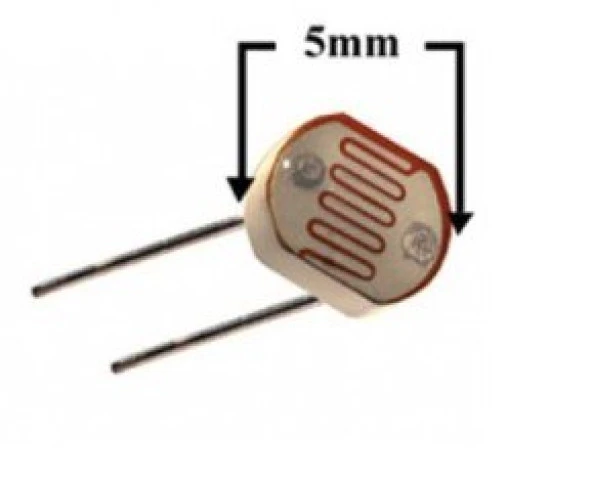 5Mm Ldr Işık Sensörü Foto Direnç ( 10 Adet ) - Resim 6