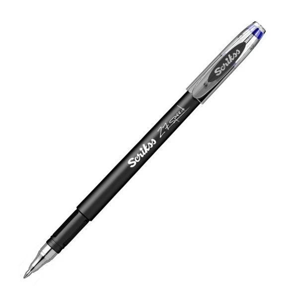 Scrikss Speed Gel Tükenmez Kalem 0.7 Siyah Mavi Kırmızı 3 Lü Set - 2