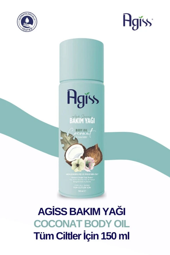 Agiss Ağda Sonrası Bakım Yağı Hindistan Cevizi 150 ml
