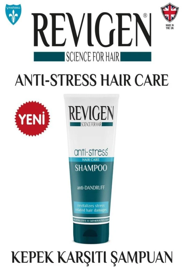 Revigen Anti-Stress Kepekli Saçlar için Şampuan 250 ml