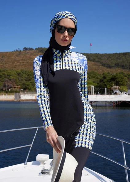 Fit Siyah Tek Üst Mayo - 5