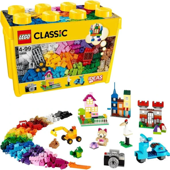 LEGO® Classic Büyük Boy 10698 - 4 Yaş ve Üzeri Çocuklar İçin Yaratıcı Oyuncak Yapım Seti (790 Parça)