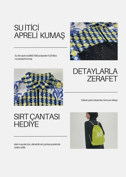 Fit Siyah Tek Üst Mayo - 8