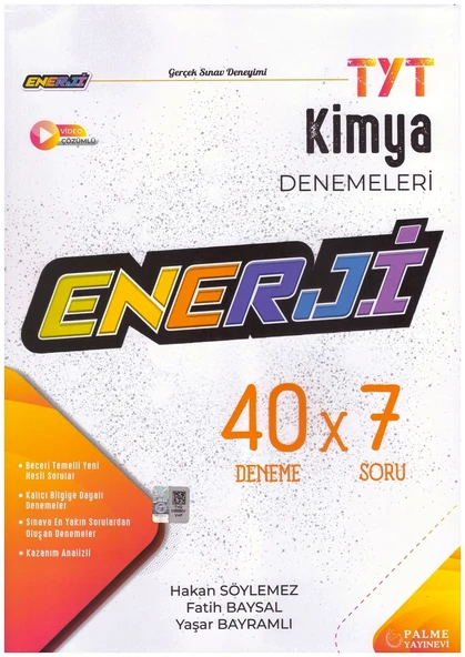 PALME TYT ENERJİ KİMYA 40*7 DENEME SINAVI