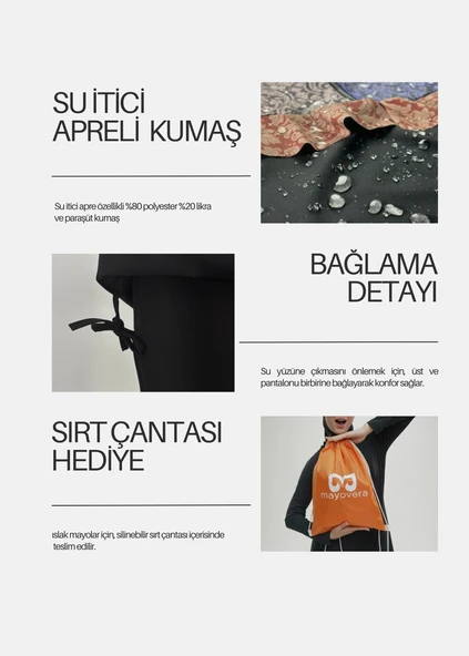 Üç Renk Desenli Paraşüt Mayo Takımı - 7
