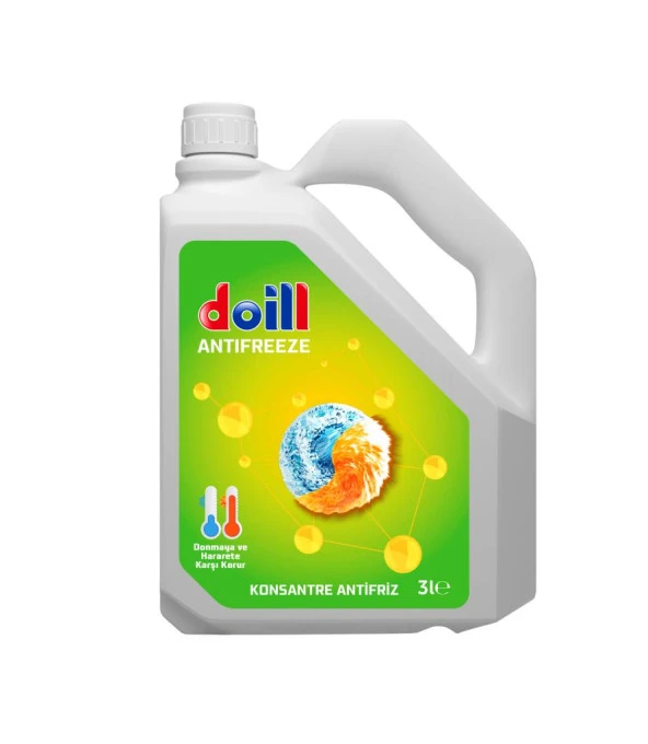 Doill Konsantre - Saf 3 Litre Yeşil Antifriz - G11 (Üretim Yılı:2025)