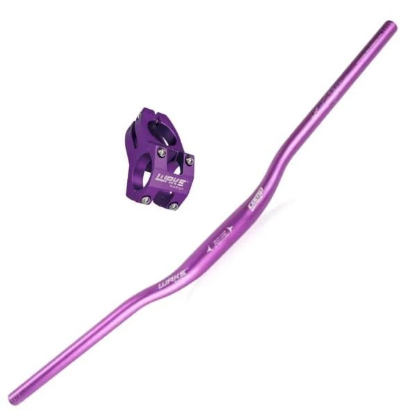 Wake 78cm Gidon+Gidon Boğazı Takım Wake Takım Renkli Gidon Mor - 1